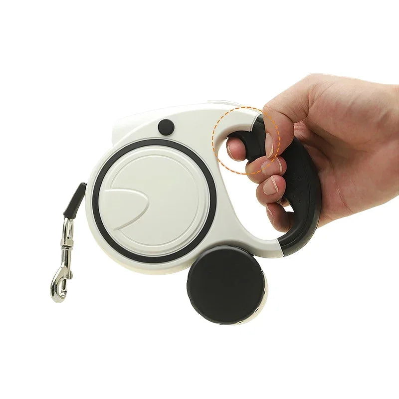 5M LED Dog Leash Automatic Telescopic Dual-Color Dog Leash Dog Walking Pet Supplies Beautiful Fashionable and Multi-Color